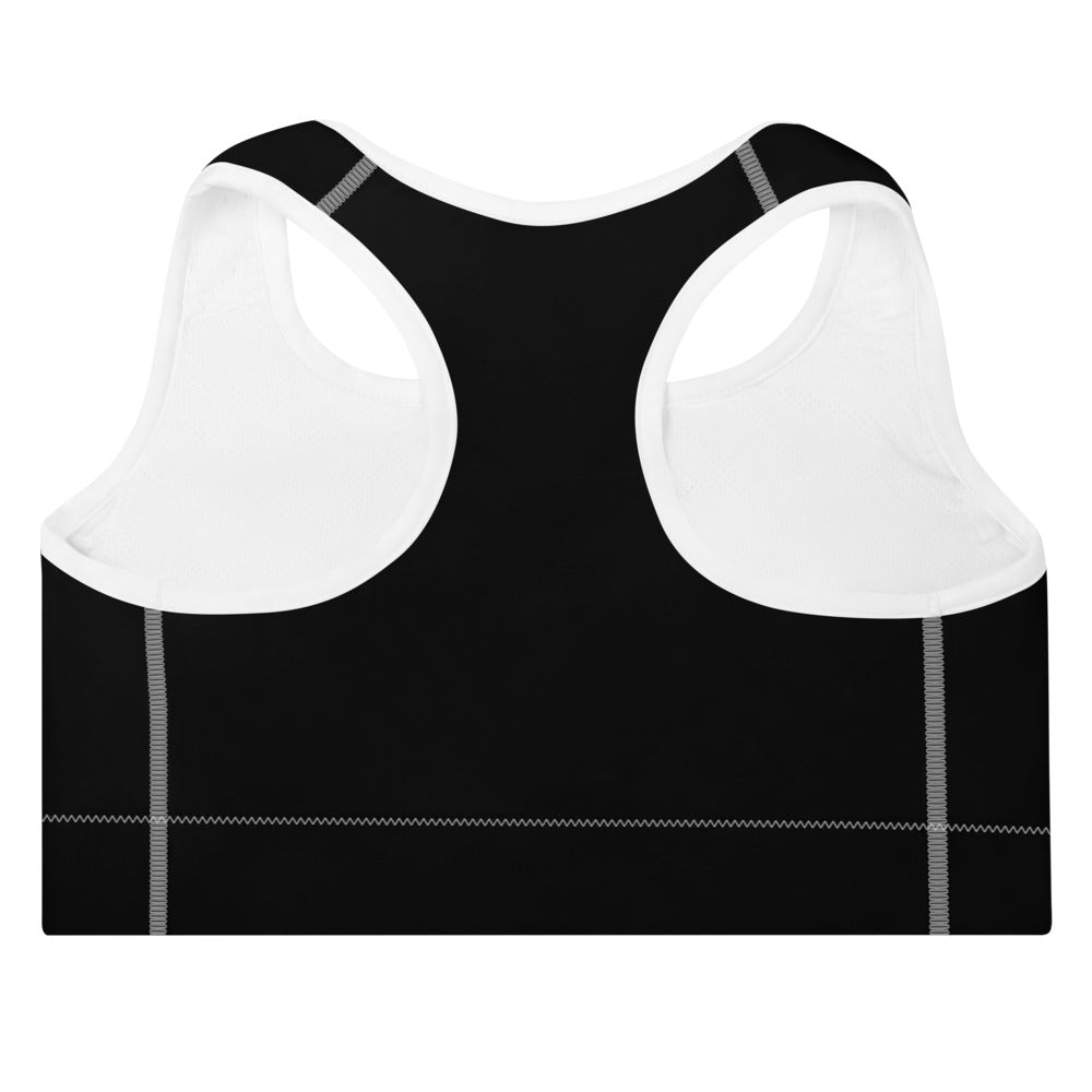 KETTLE SKULL Padded Sports Bra