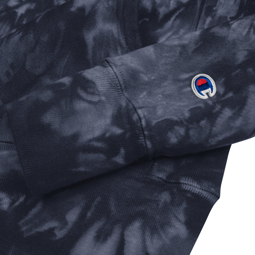 Stronger Unisex Champion tie-dye hoodie