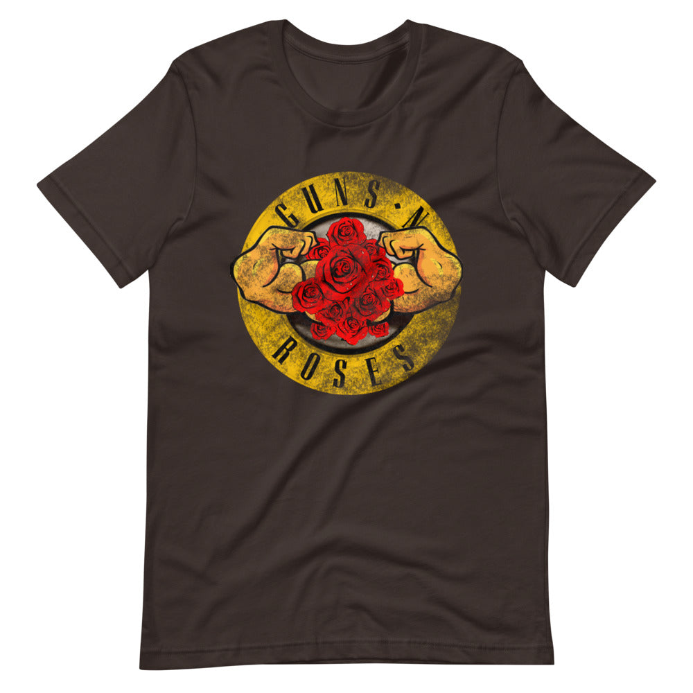 Short-Sleeve MUSCLES N ROSES Unisex T-Shirt