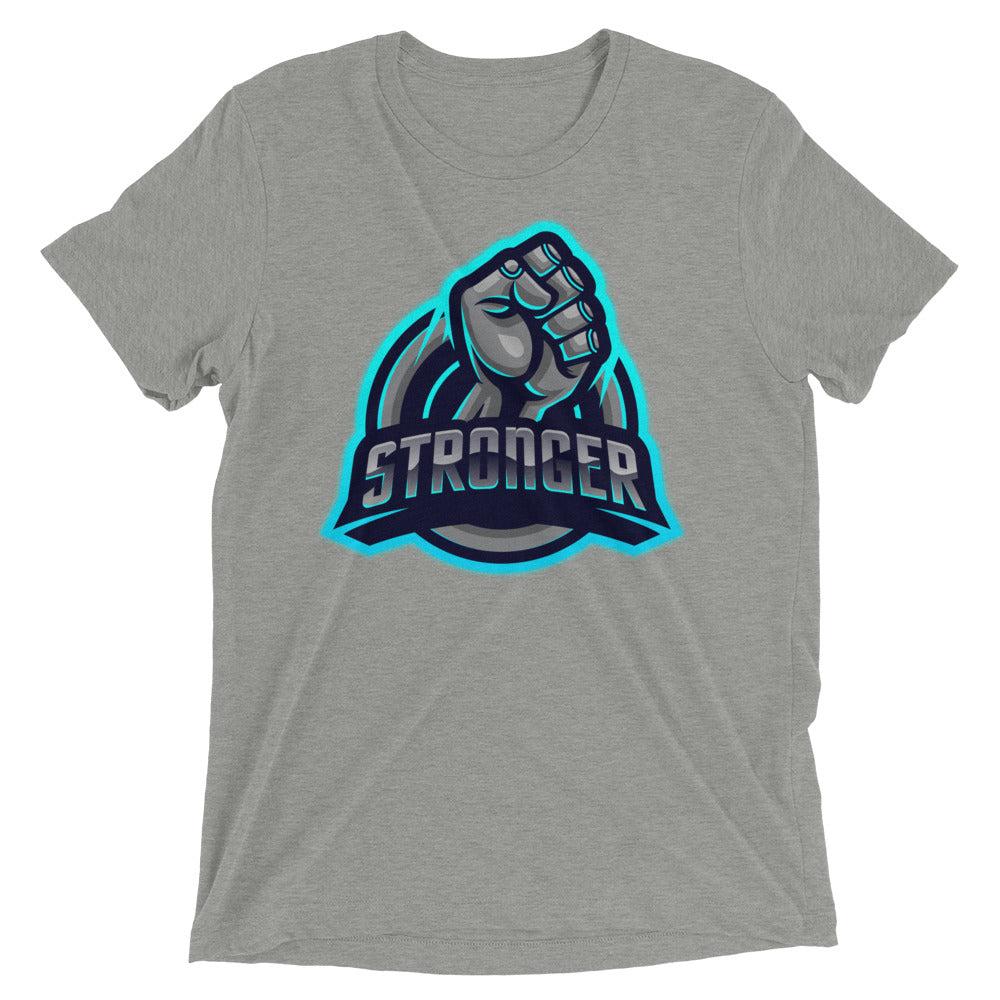 The Blue TRON (fitted) Short sleeve t-shirt