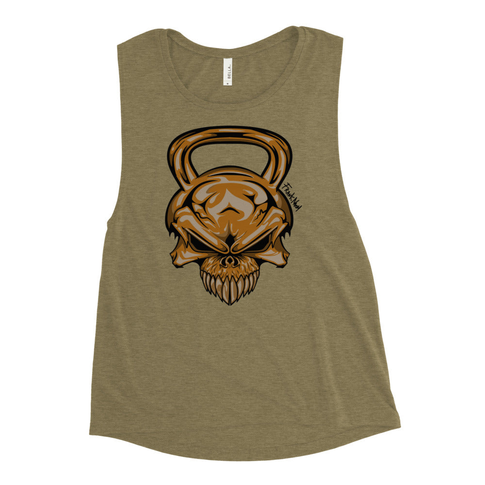 Ladies’ Kettle Skull Muscle Tank