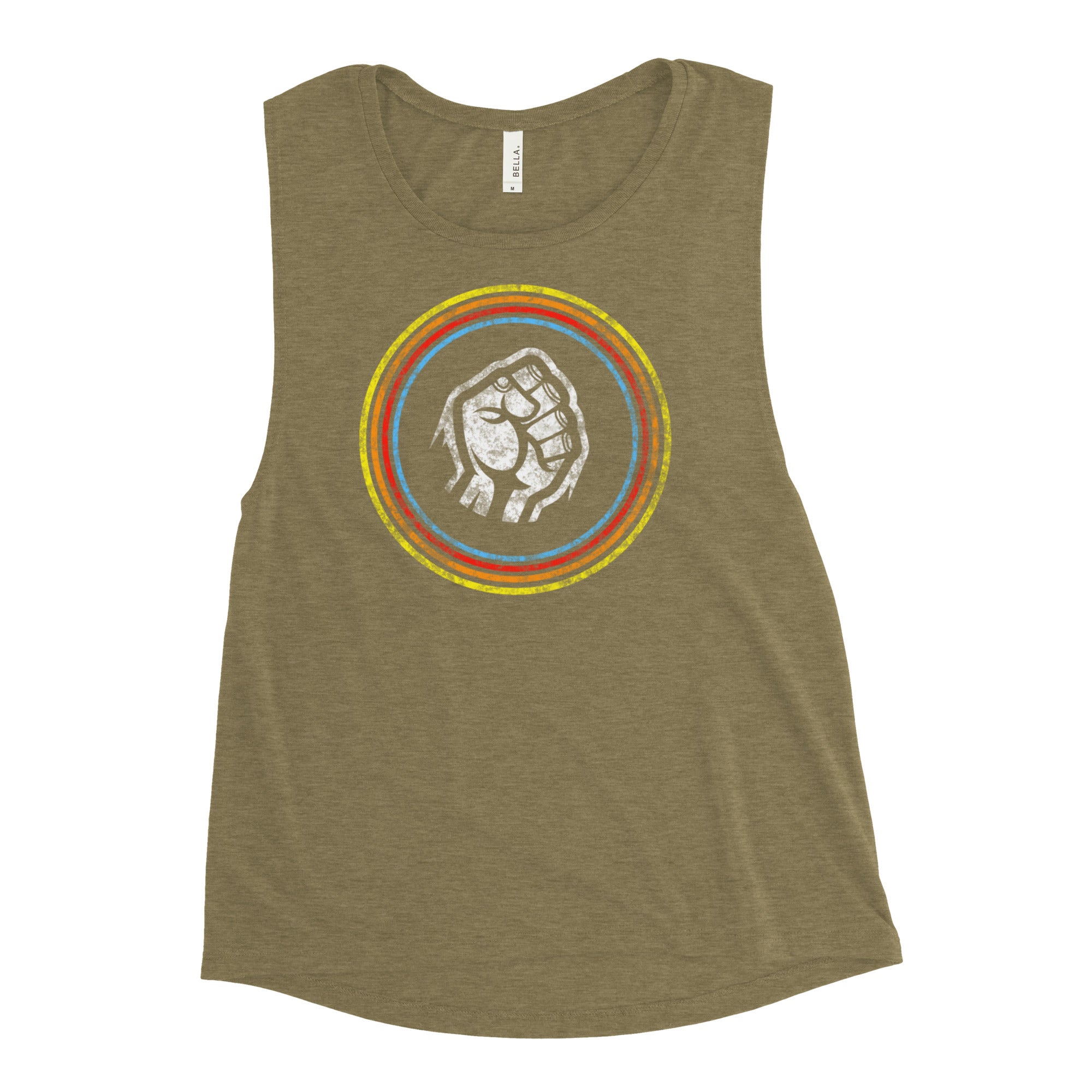 Retro Rings Ladies’ Muscle Tank