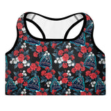 Stronger Floral Padded Sports Bra