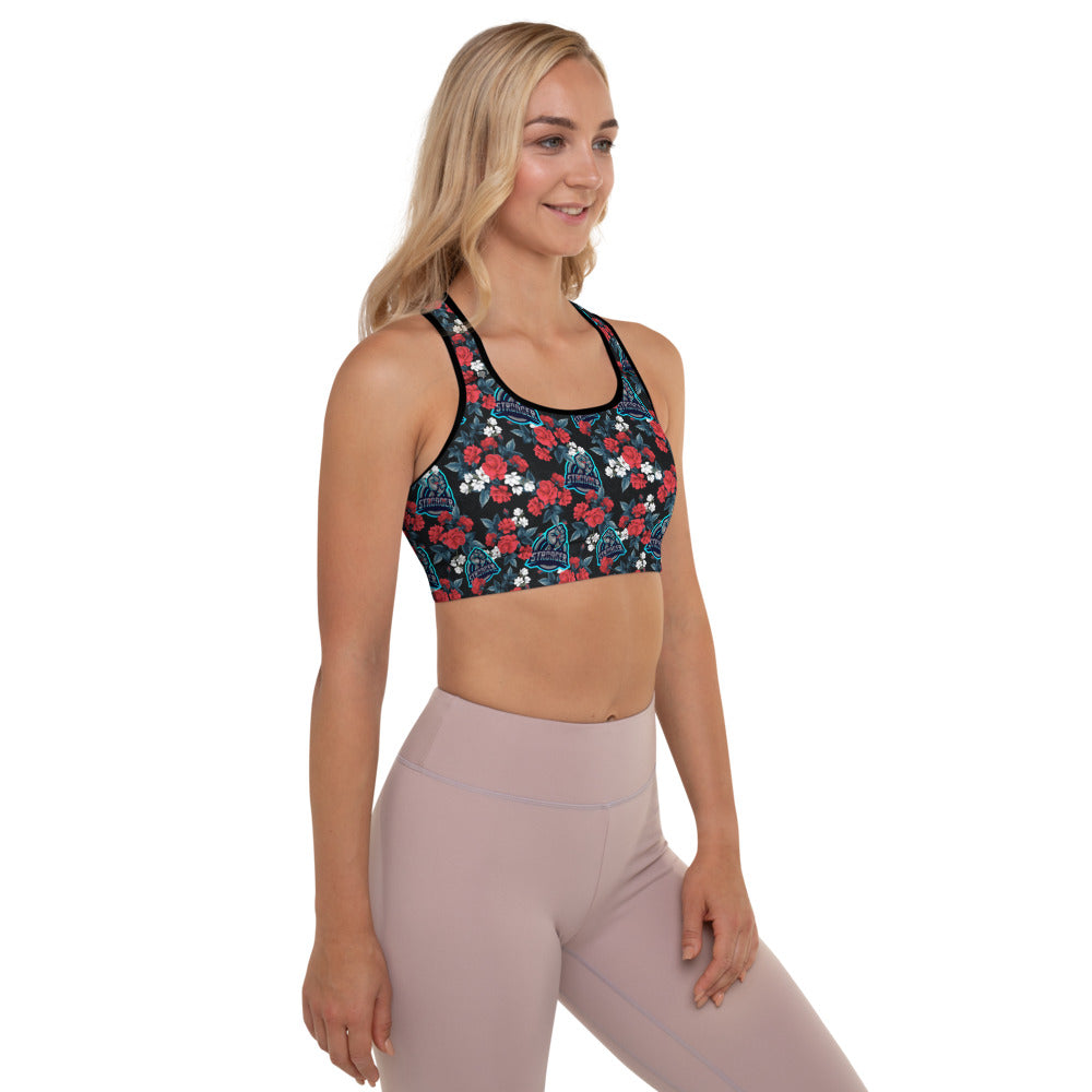 Stronger Floral Padded Sports Bra