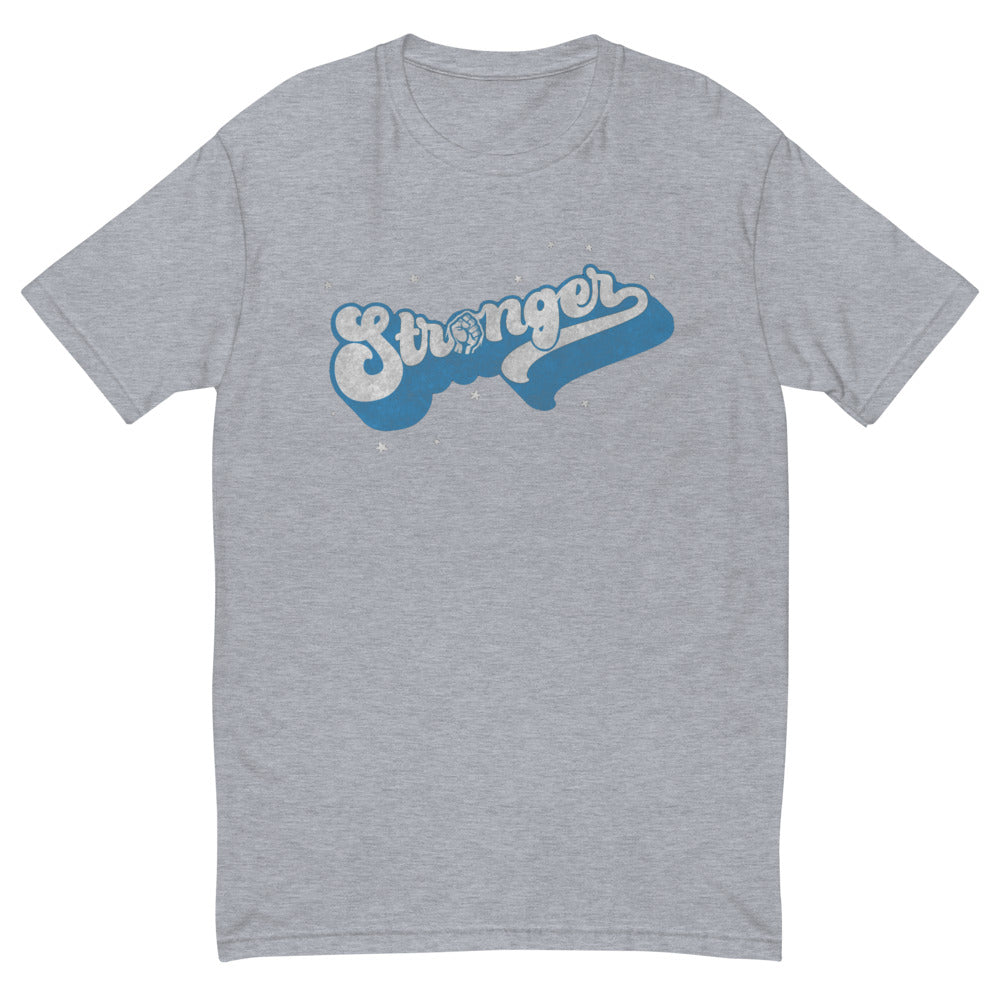 Retro Blue (Fitted) Short Sleeve T-shirt