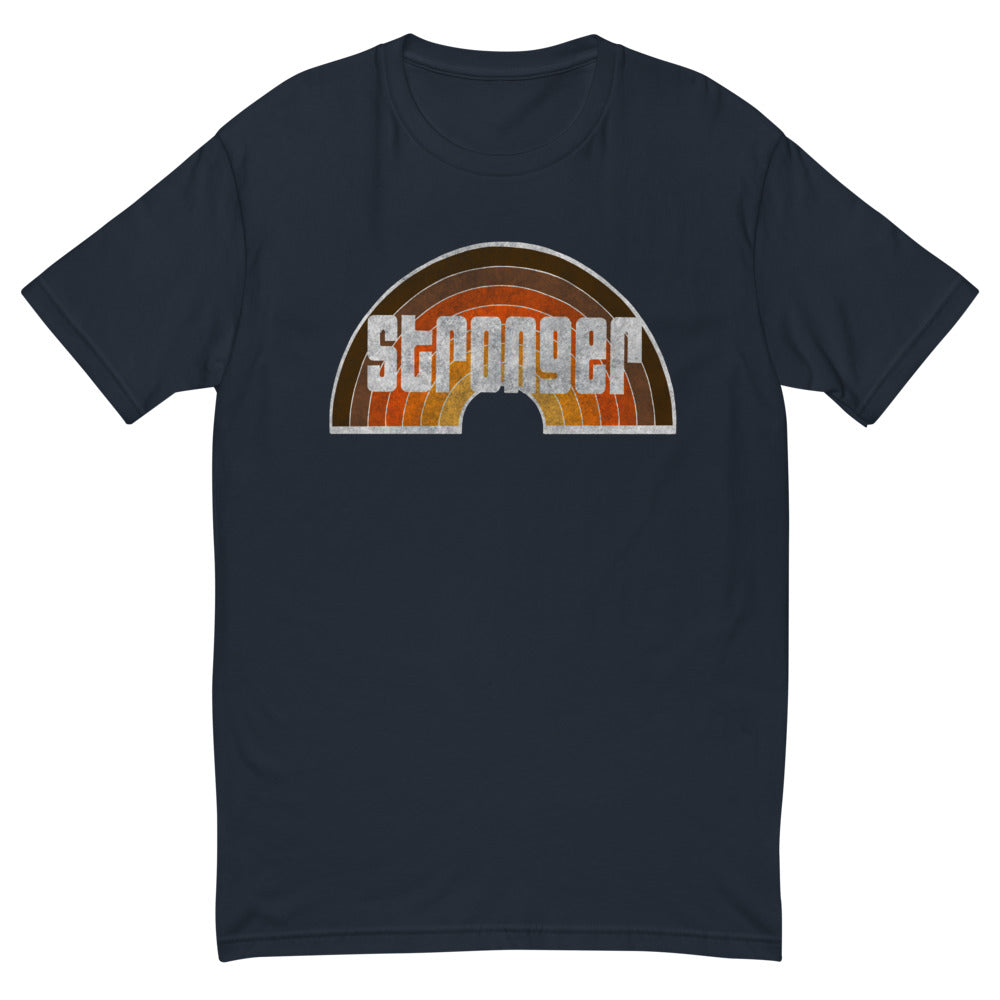 The Retro Rainbow (Fitted) M Short Sleeve T-shirt