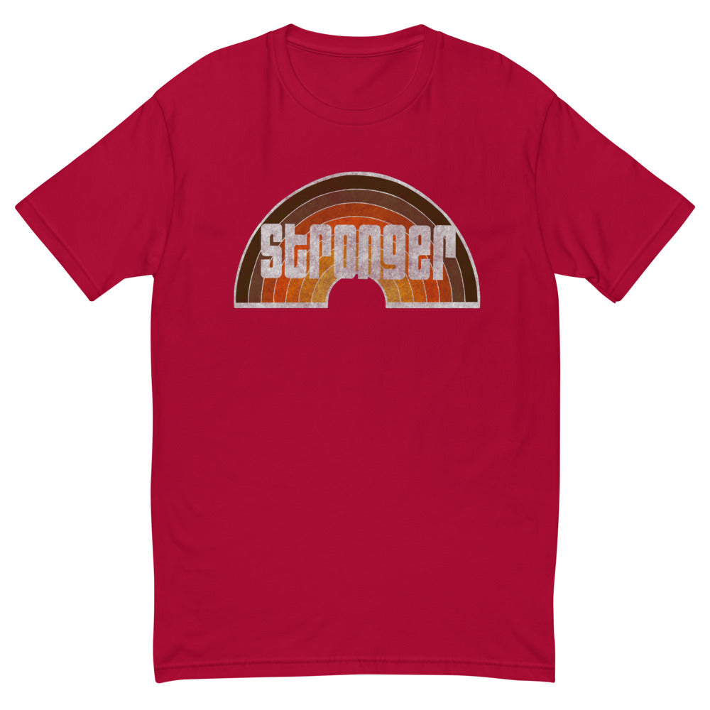 The Retro Rainbow (Fitted) M Short Sleeve T-shirt