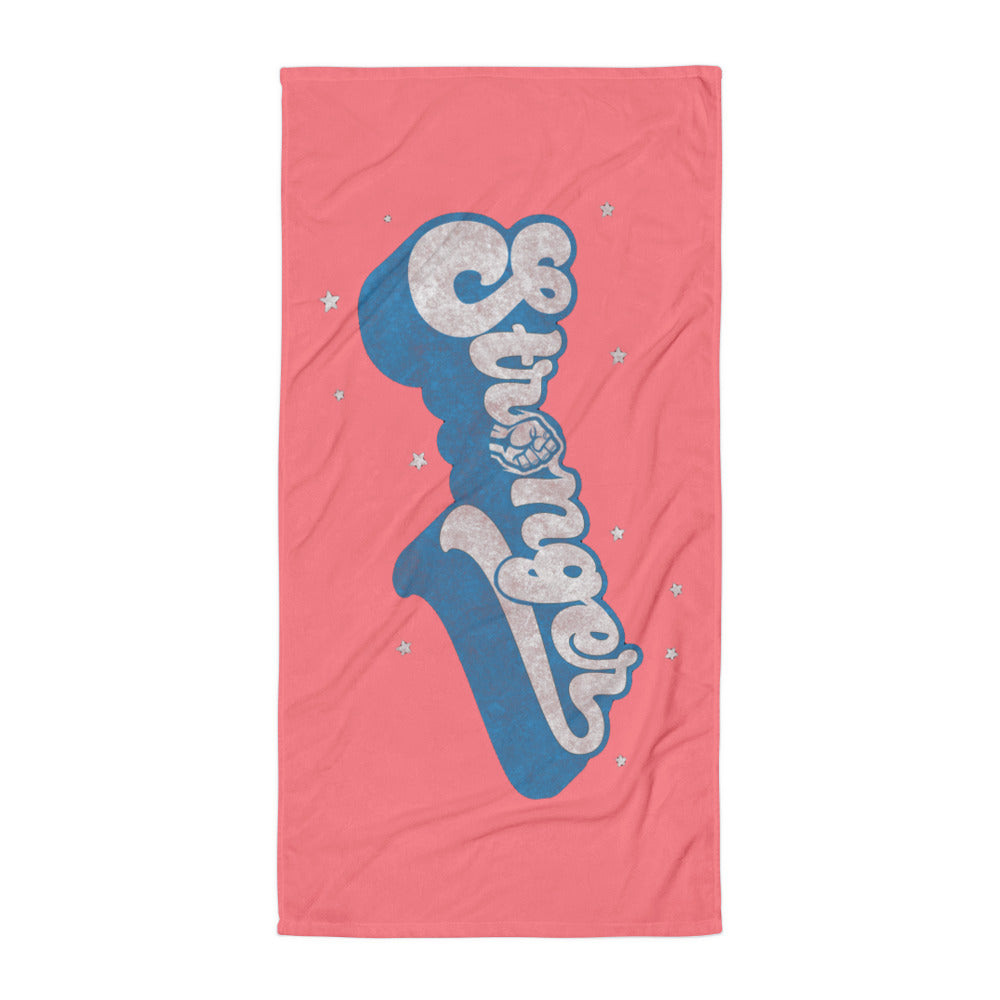 Retro Blue Towel