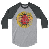 3/4 sleeve MUSCLES N ROSES raglan shirt