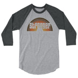 "That 70s Gym" 3/4 sleeve raglan shirt