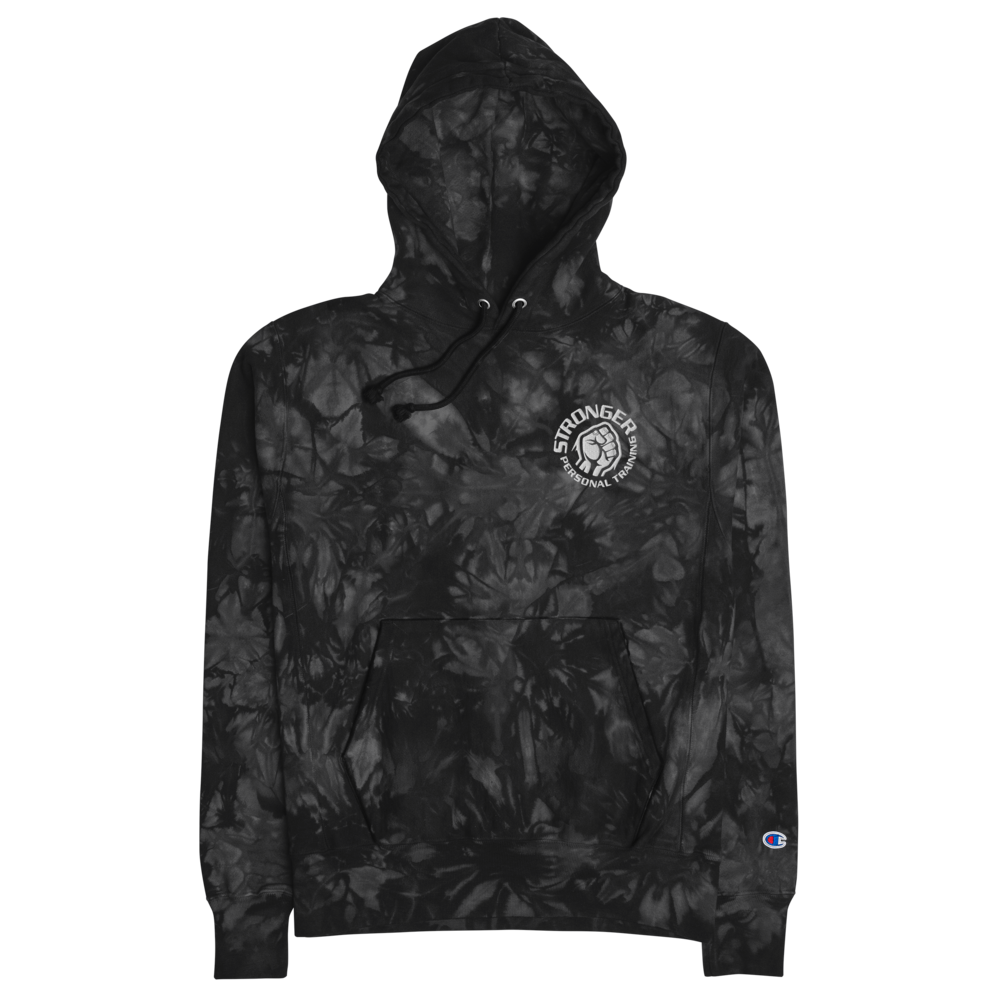Stronger Unisex Champion tie-dye hoodie