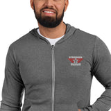 "Stars & Wings" Unisex zip hoodie