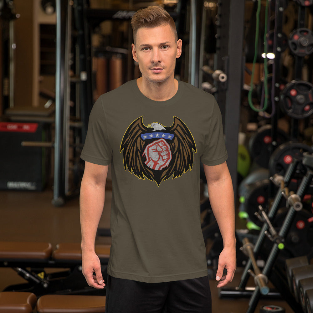 Red White and STRONGER Short-Sleeve Unisex T-Shirt