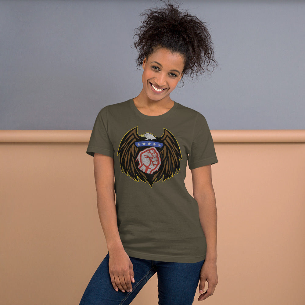 Red White and STRONGER Short-Sleeve Unisex T-Shirt