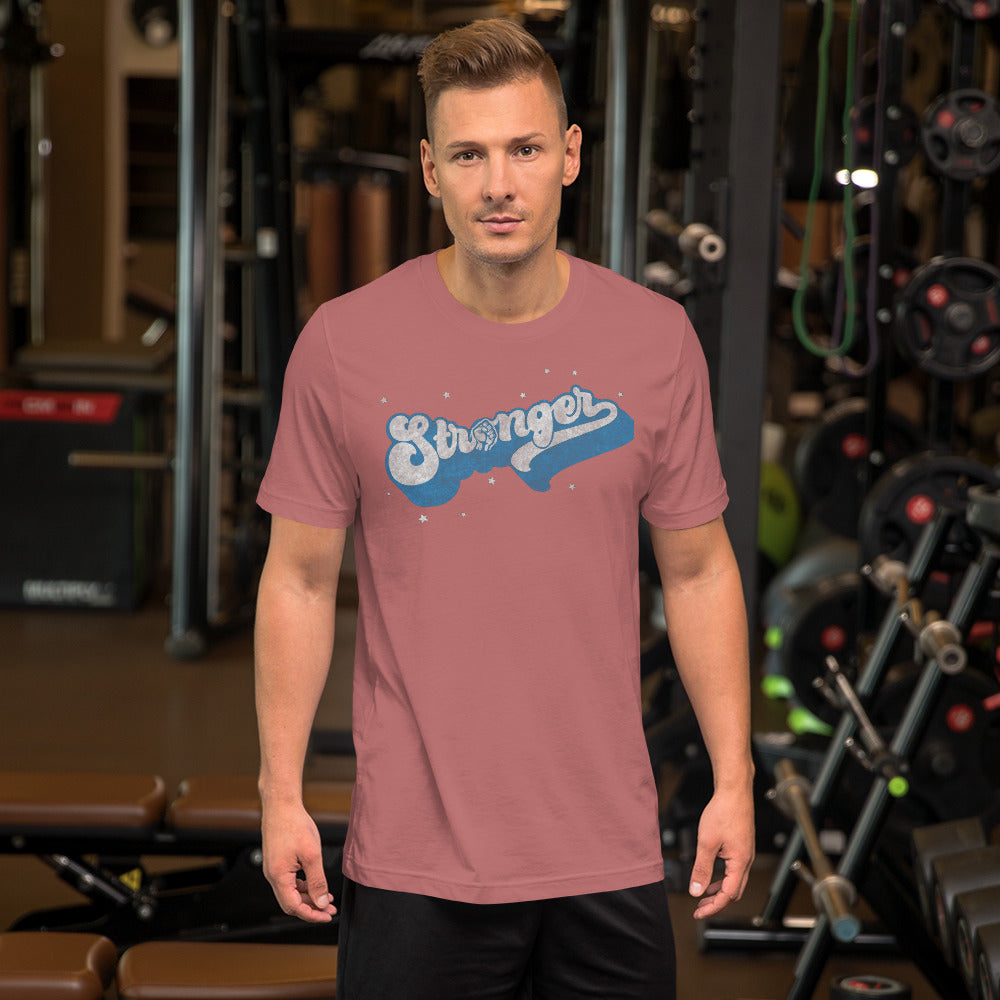 The "Retro Blue" Short-Sleeve Unisex T-Shirt