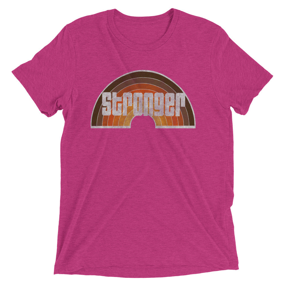 Retro Rainbow (fitted) Short sleeve t-shirt