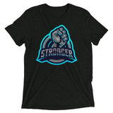 The Blue TRON (fitted) Short sleeve t-shirt