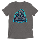 The Blue TRON (fitted) Short sleeve t-shirt