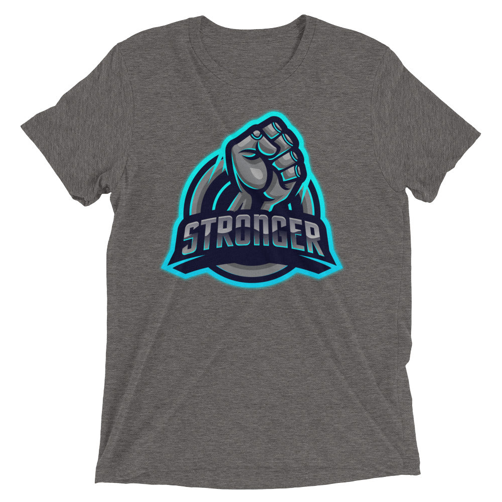 The Blue TRON (fitted) Short sleeve t-shirt