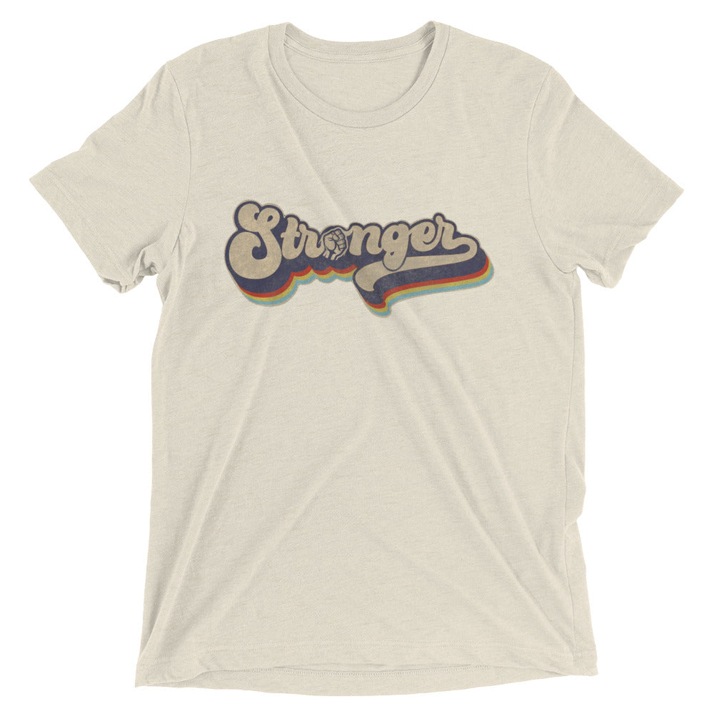 Retro Rainbow 2 (fitted) Short sleeve t-shirt