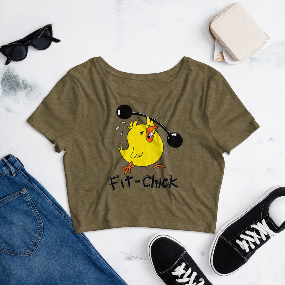 Fit-Chick Crop Tee