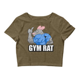 Women’s GYM RAT Crop Tee