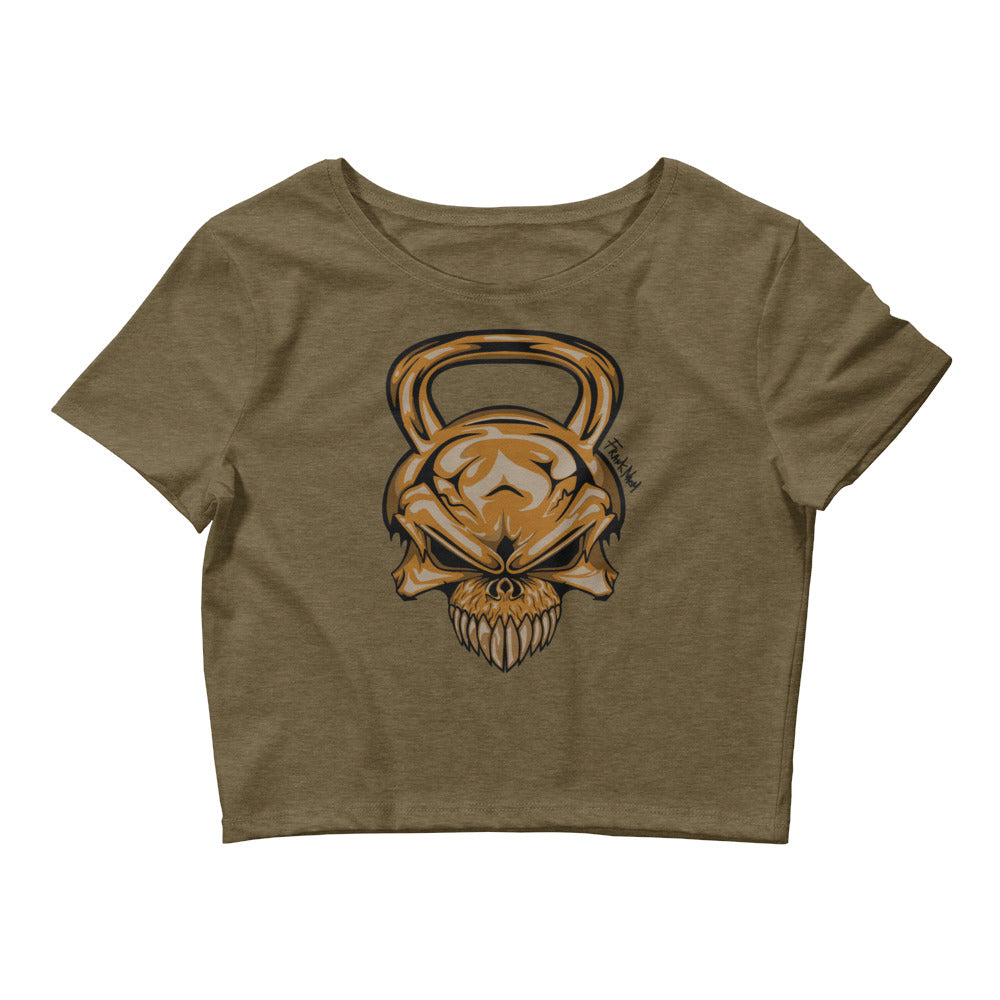 Kettle Skull Women’s Crop Tee