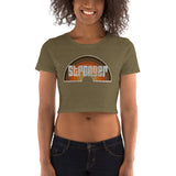 "Thats 70s Gym" Women’s Crop Tee