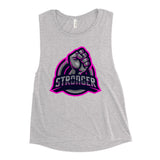 Ladies’ PINK TRON Muscle Tank