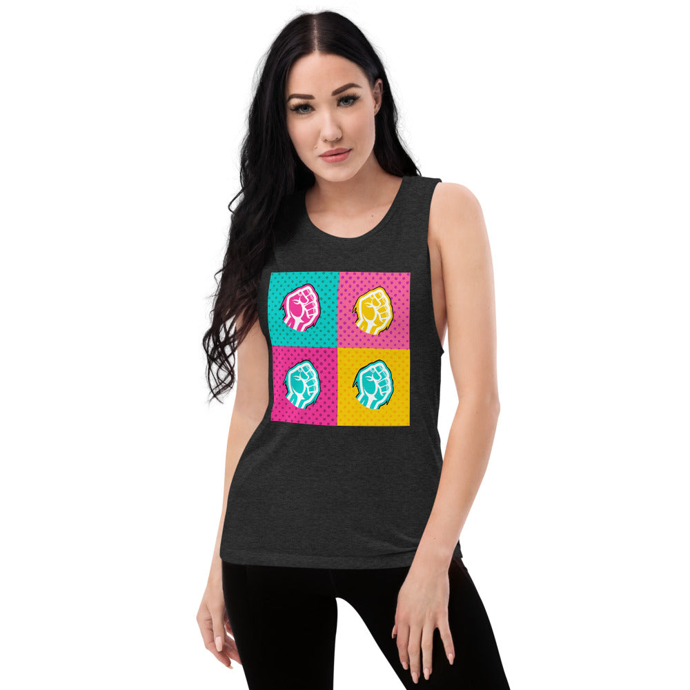 The "Andy Warhol" Ladies’ Muscle Tank